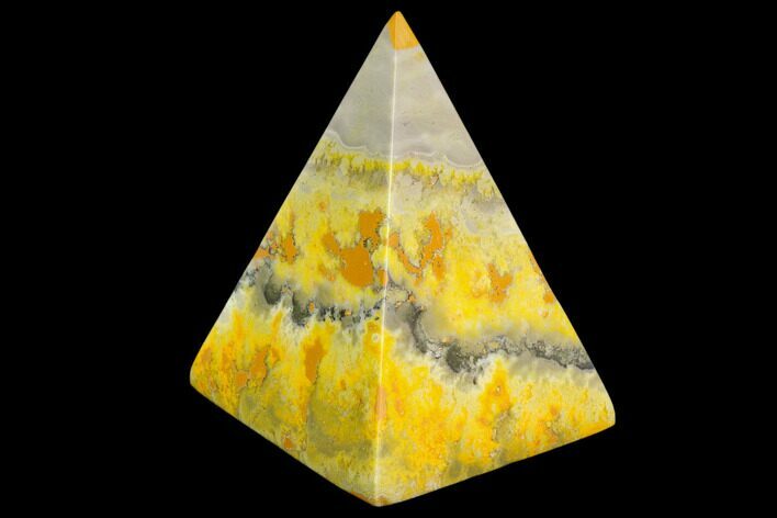 Polished Bumblebee Jasper Pyramid - Indonesia #114980